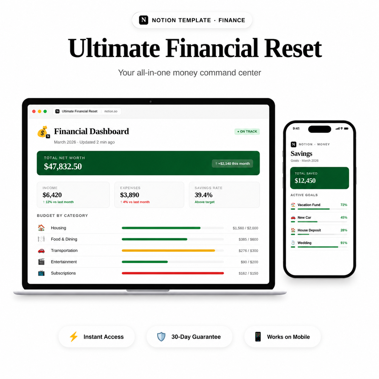 💰 Ultimate Financial Reset