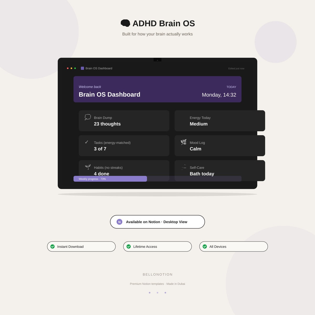 🧠 ADHD Brain OS
