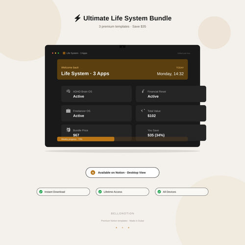 ⚡ Ultimate Life System Bundle