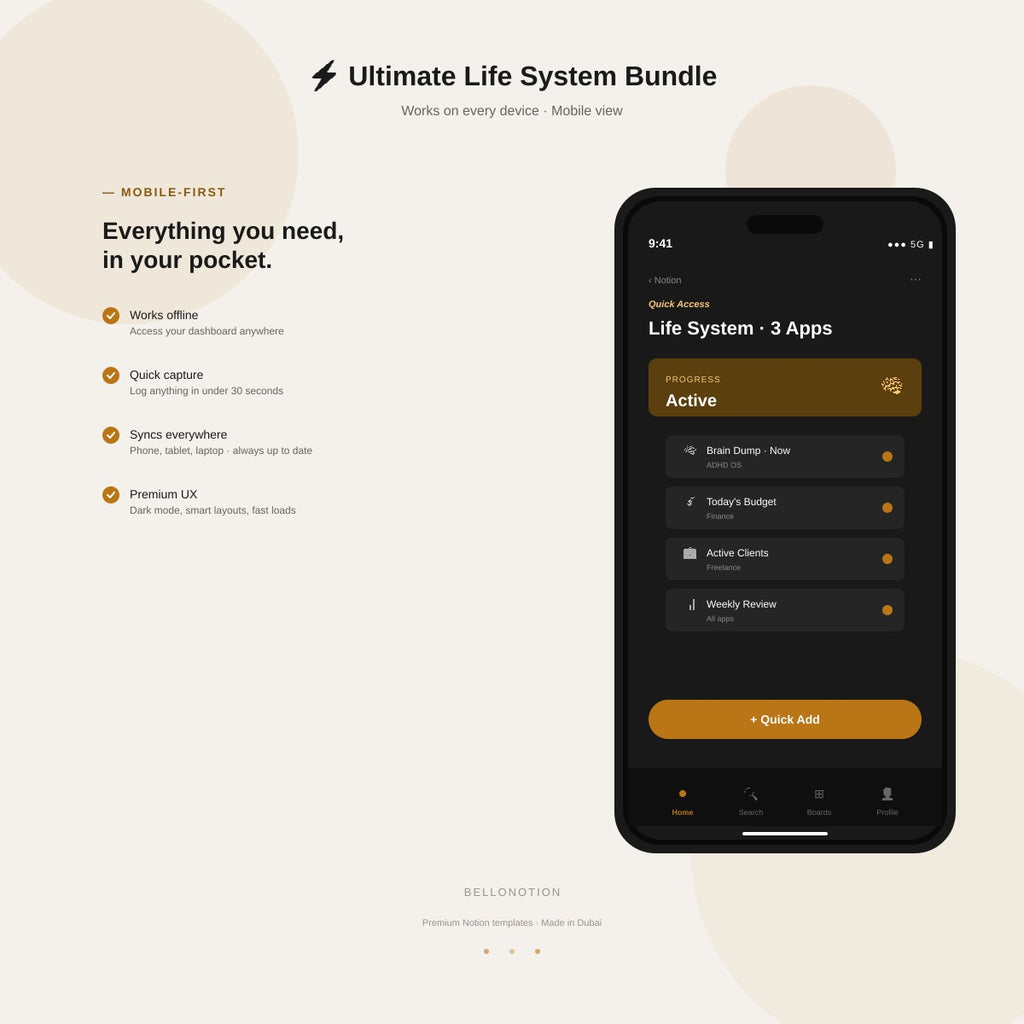 ⚡ Ultimate Life System Bundle