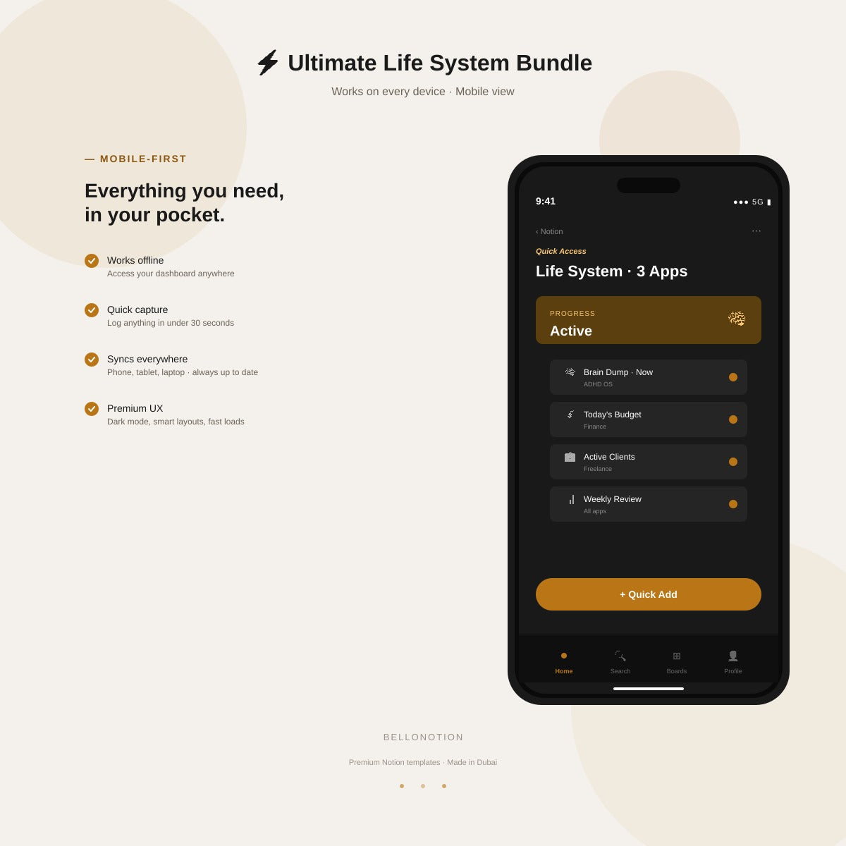⚡ Ultimate Life System Bundle