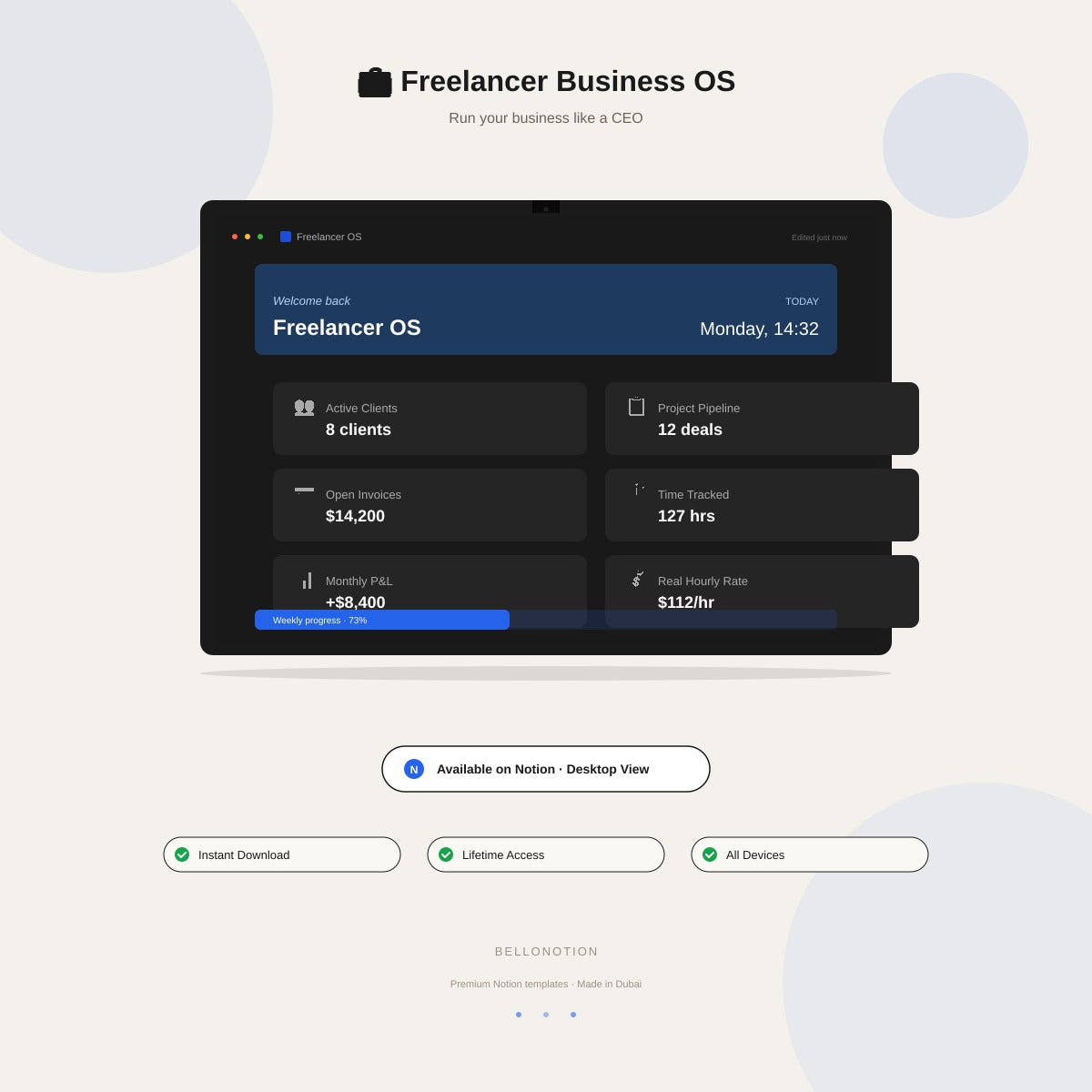 💼 Freelancer Business OS