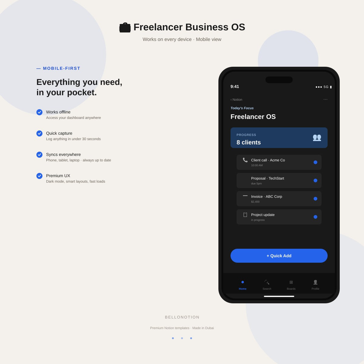 💼 Freelancer Business OS